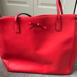 Kate Spade Vibrant salmon coral Tote